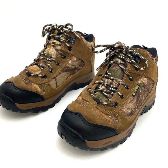Magellan Boys Run n Gun II Realtree Xtra Camo Waterproof Outdoor Boots - Picture 7 of 13